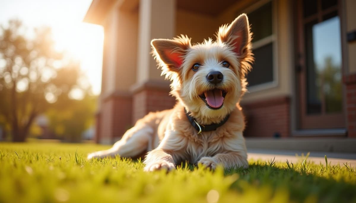 A dog on a walk — Dog Hip Dysplasia Treatment Cost in Overland Park, KS
