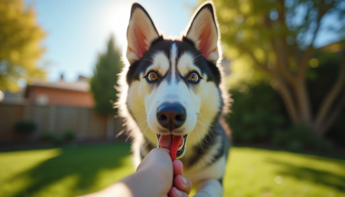 A dog on a walk — Hip Dysplasia Treatment Cost in Provo, UT