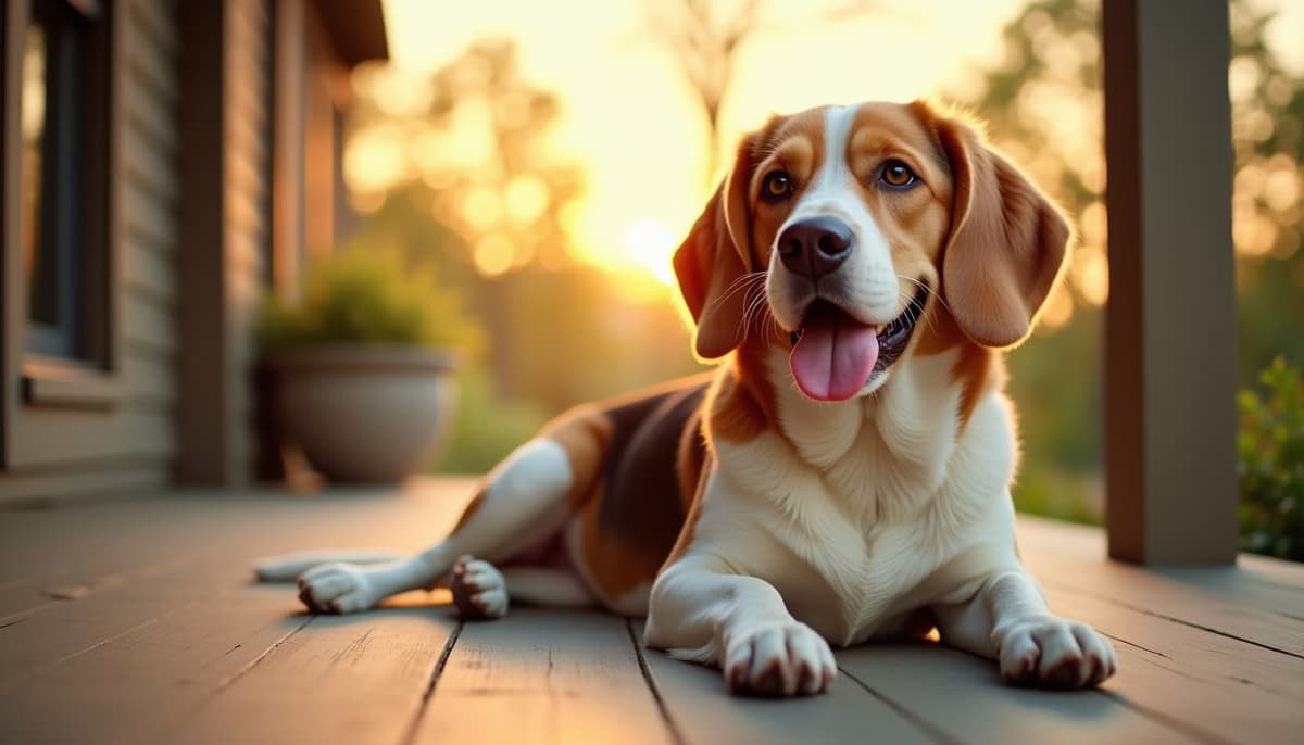 A dog on a walk — Dog Hip Dysplasia Treatment Cost Rancho Cucamonga CA