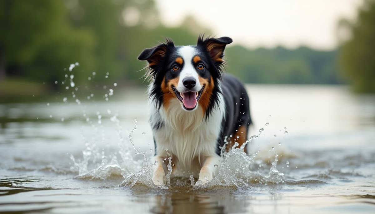 A dog on a walk — Dog Hip Dysplasia Treatment Cost in Rochester, NY