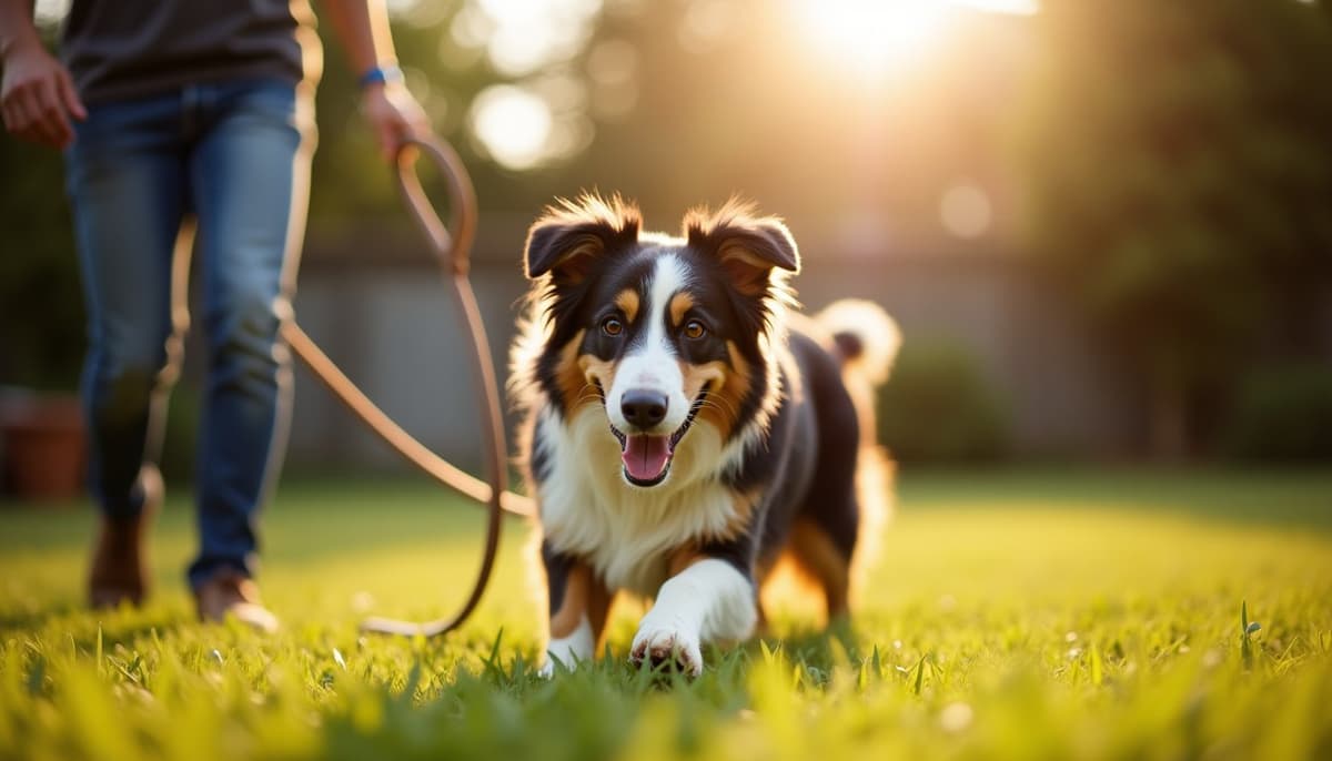 A dog on a walk — Dog Hip Dysplasia Treatment Cost Rockford IL (2026)