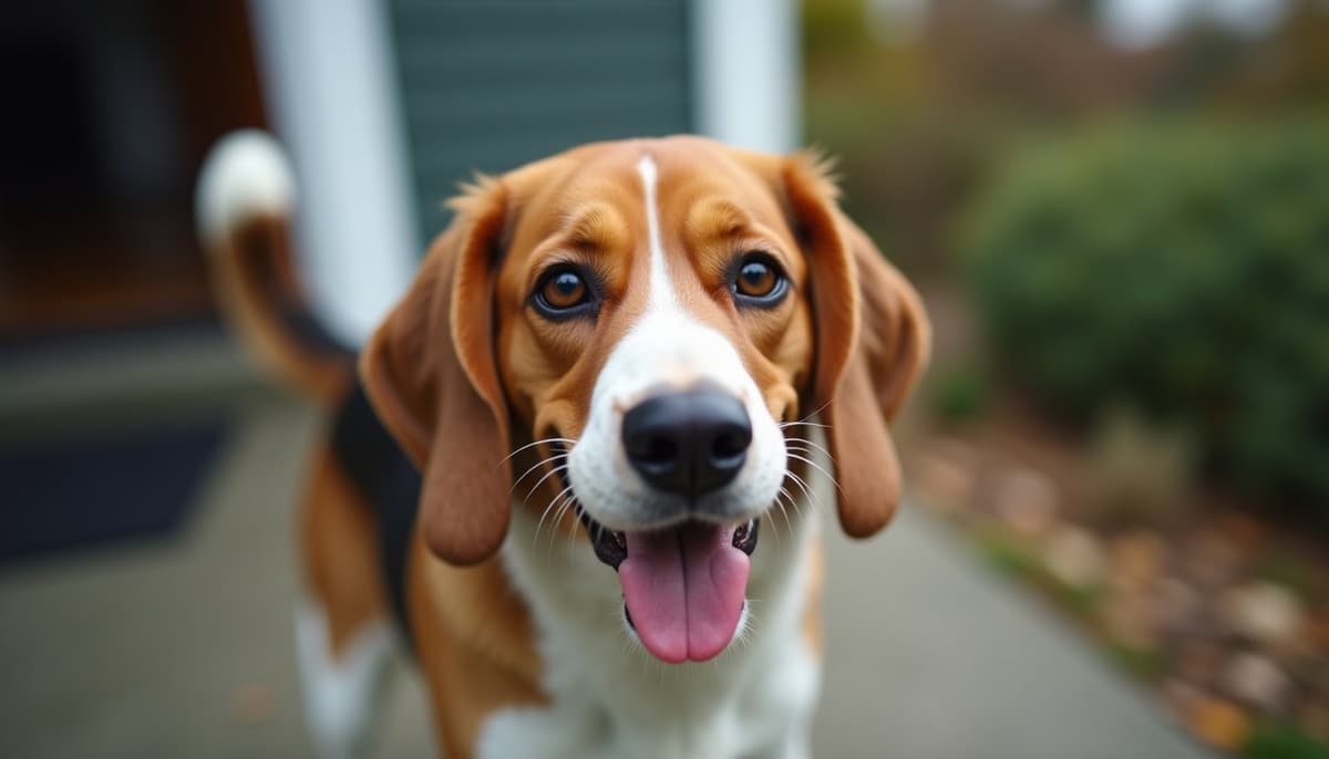 A dog on a walk — Dog Hip Dysplasia Treatment Cost in Saint Petersburg FL