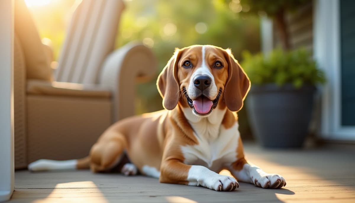 A dog on a walk — Hip Dysplasia Treatment Cost in Savannah, GA