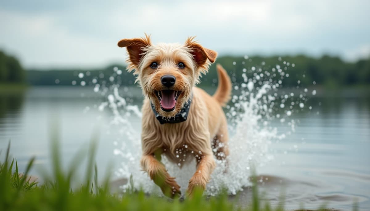 A dog on a walk — Dog Hip Dysplasia Treatment Cost in South Bend, IN