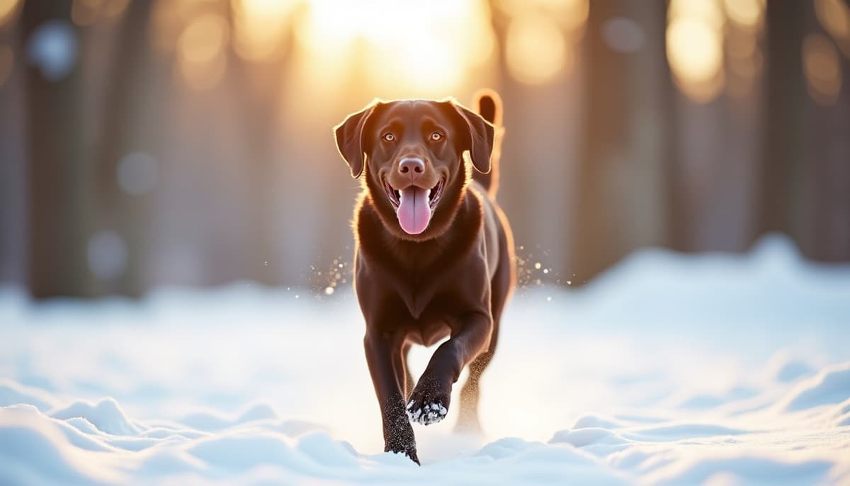 A dog on a walk — Dog Hip Dysplasia Treatment Cost in Springfield, IL