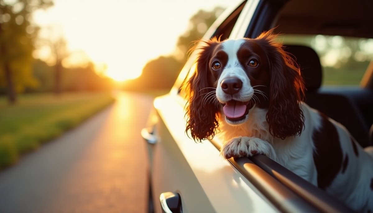 A dog on a walk — Dog Hip Dysplasia Treatment Cost in Stamford, CT