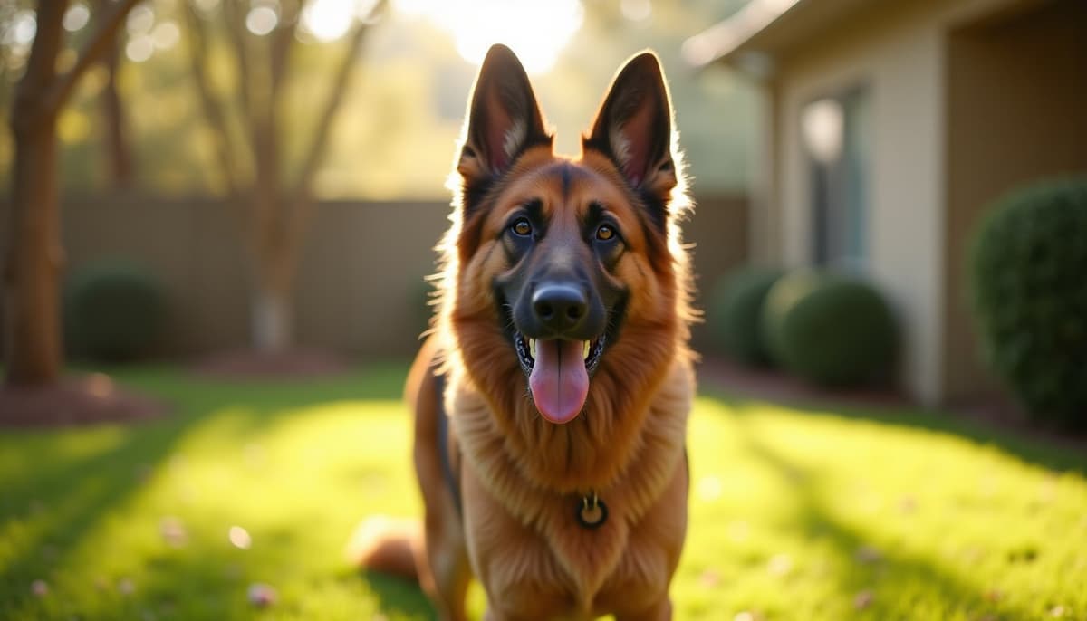 A dog on a walk — Hip Dysplasia Treatment Cost in Tallahassee, FL