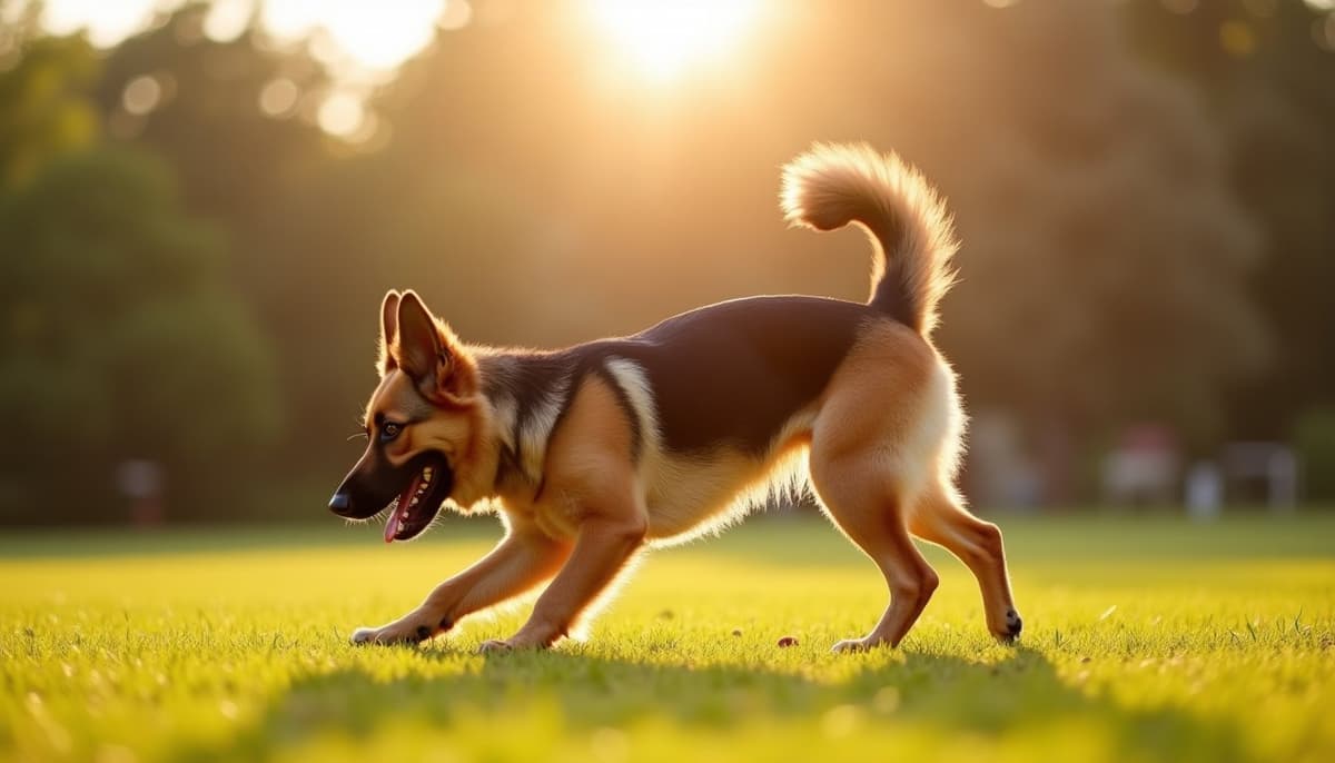 A dog on a walk — Hip Dysplasia Treatment Cost in Tampa, FL