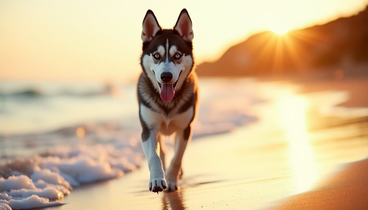 A dog on a walk — Dog Hip Dysplasia Treatment Cost in Tempe, AZ