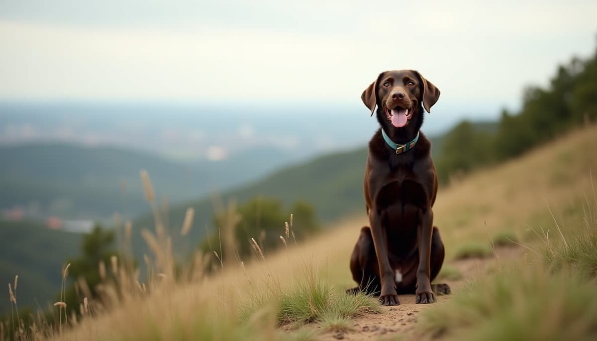 A dog on a walk — Dog Hip Dysplasia Treatment Cost in Tulsa, OK