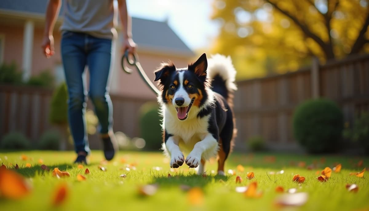 A dog on a walk — Dog Hydrotherapy in Chicago, IL