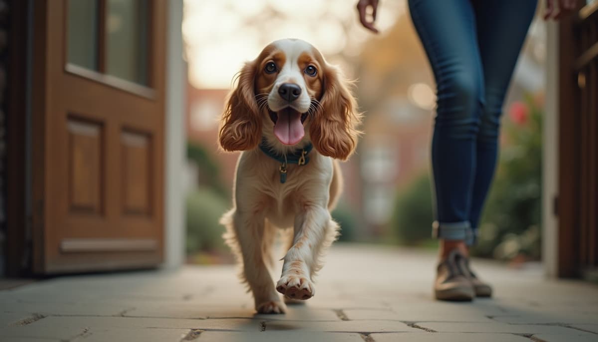 A dog on a walk — Dog Hydrotherapy in Detroit, MI