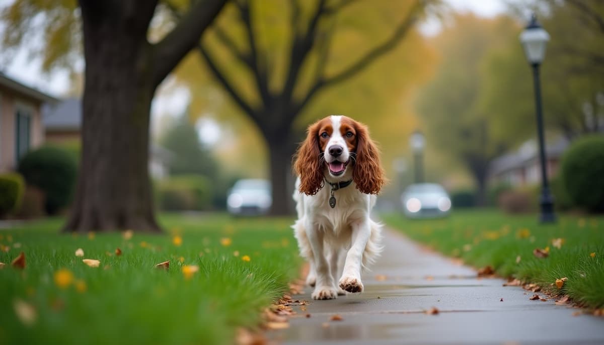 A dog on a walk — Dog Hydrotherapy in Elk Grove, CA