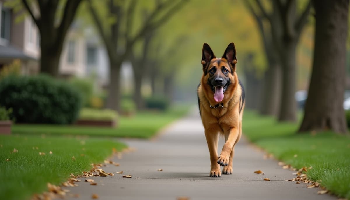 A dog on a walk — Dog Hydrotherapy in Eugene, OR