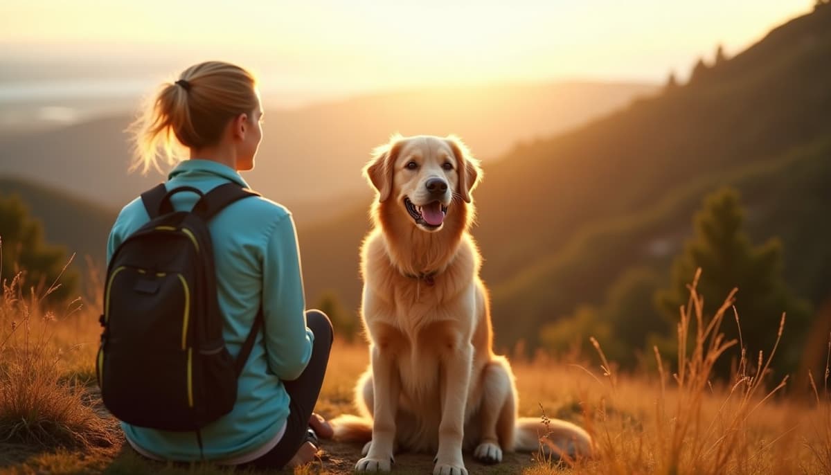 A dog on a walk — Dog Hydrotherapy in Everett, WA