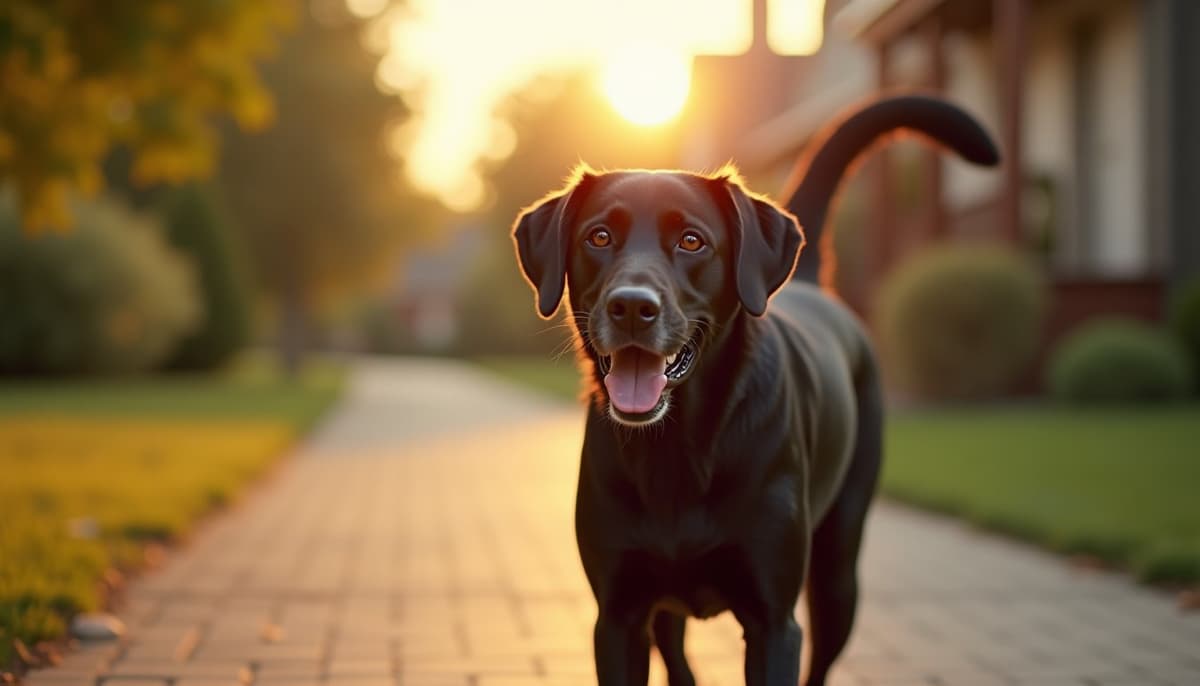 A dog on a walk — Dog Hydrotherapy Garland TX: Costs & Clinics