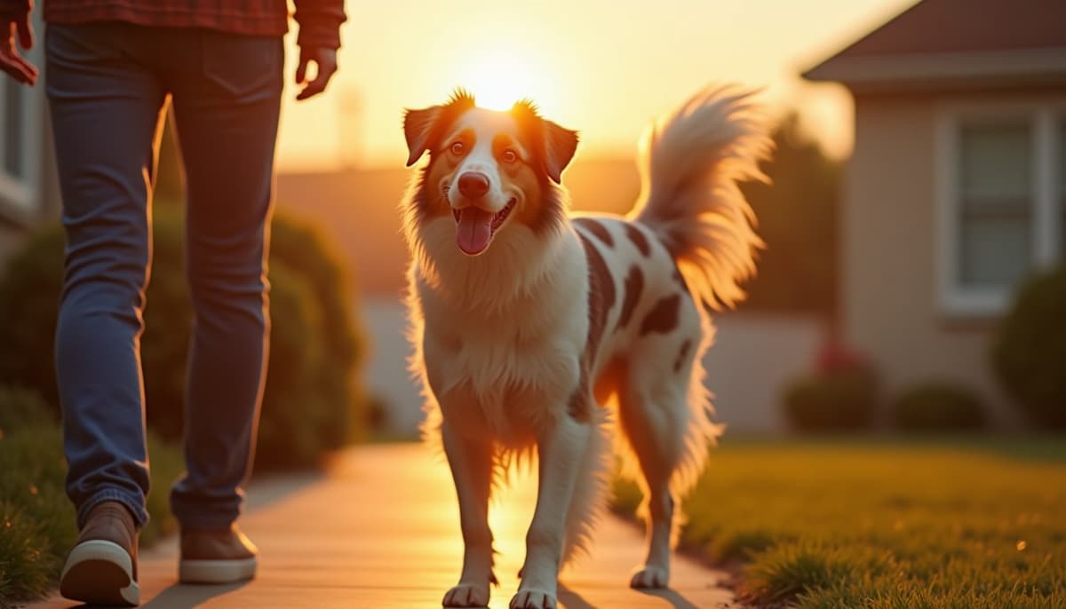 A dog on a walk — Dog Hydrotherapy in Grand Prairie TX