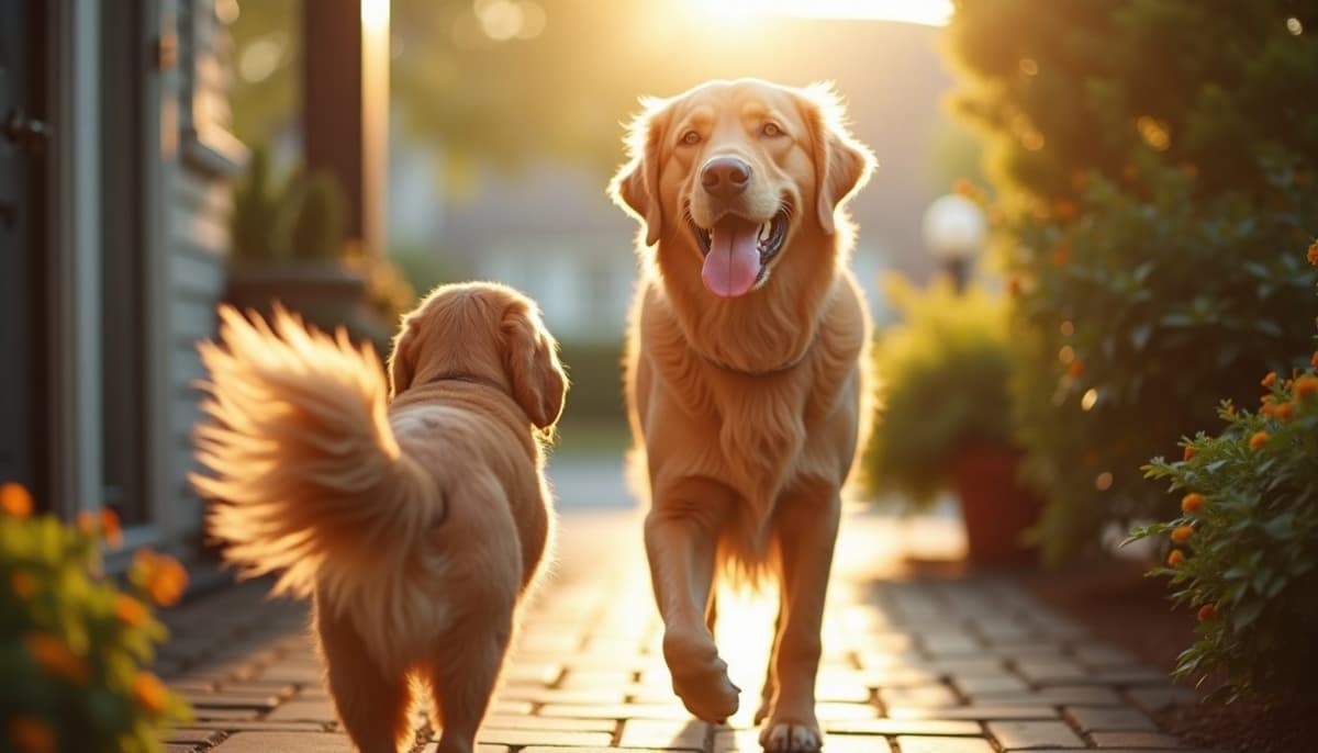 A dog on a walk — Dog Hydrotherapy in Hartford, CT