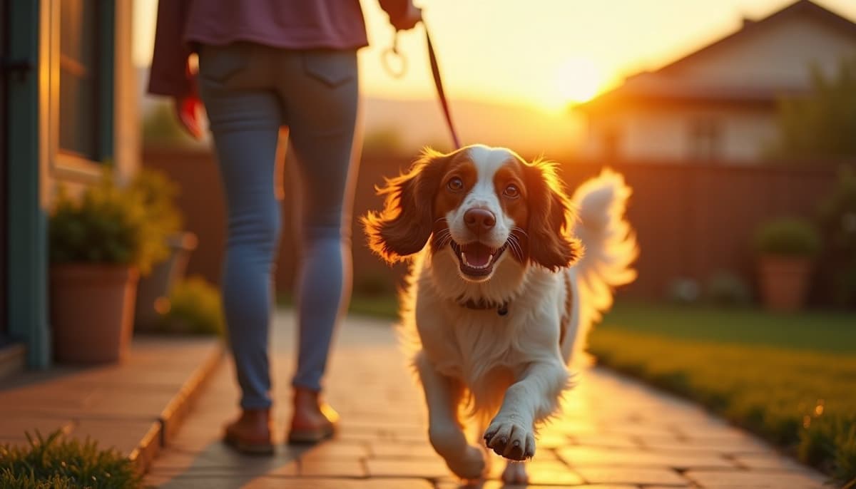 A dog on a walk — Dog Hydrotherapy in Henderson, IL