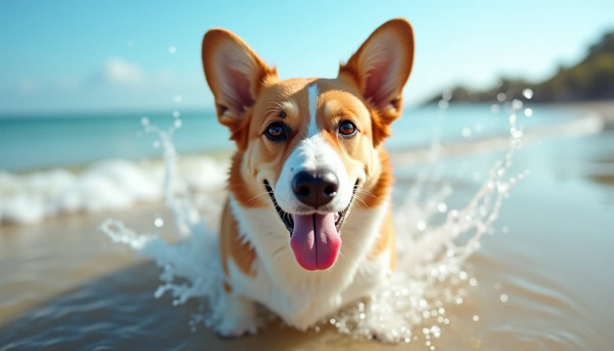 A dog on a walk — Dog Hydrotherapy in Huntington Beach, CA
