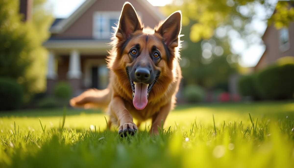 A dog on a walk — Dog Hydrotherapy in Madison, WI