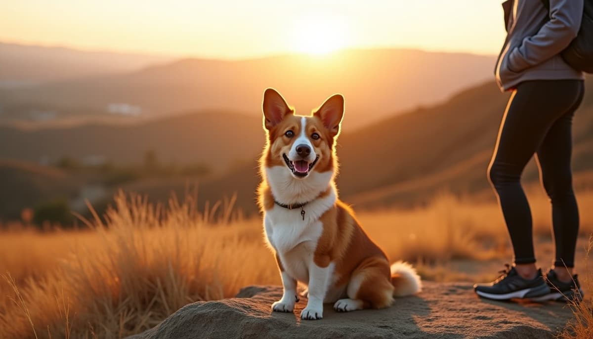 A dog on a walk — Dog Hydrotherapy in Modesto, CA