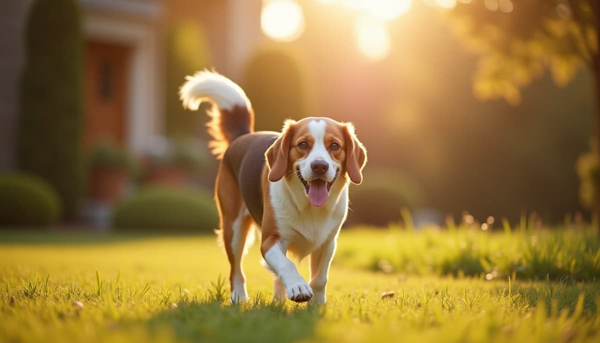 A dog on a walk — Dog Hydrotherapy in Naperville, IL