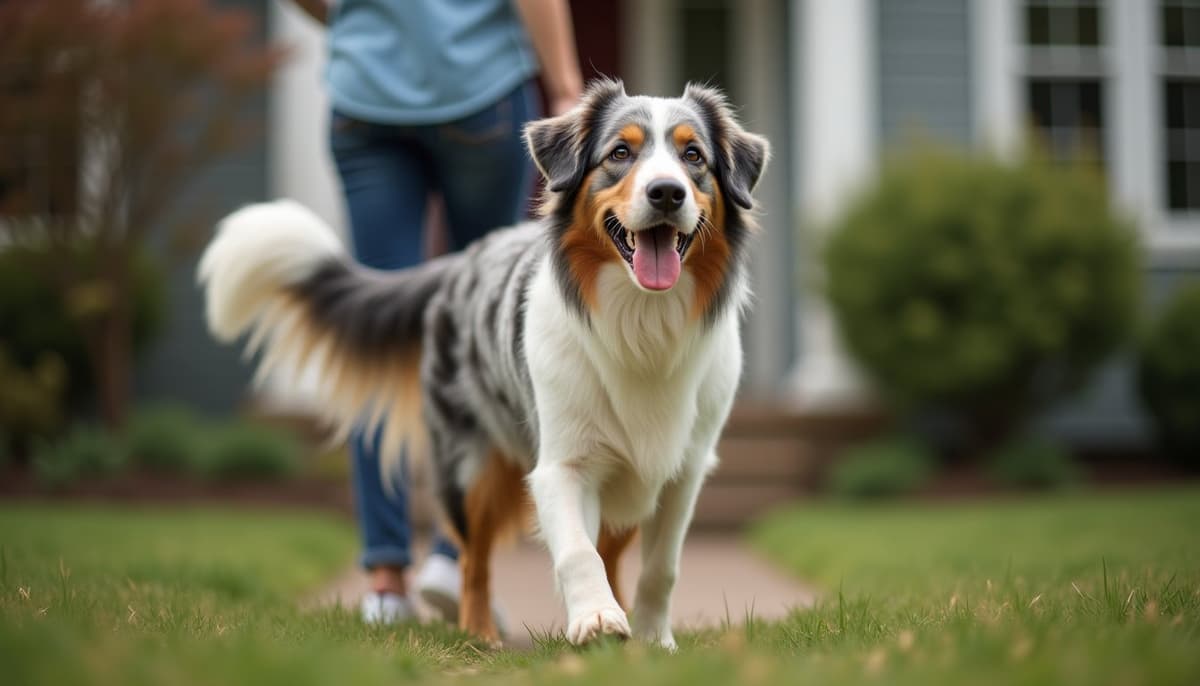 A dog on a walk — Dog Hydrotherapy in Olathe, KS