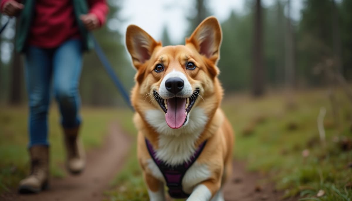 A dog on a walk — Dog Hydrotherapy in Omaha, NE