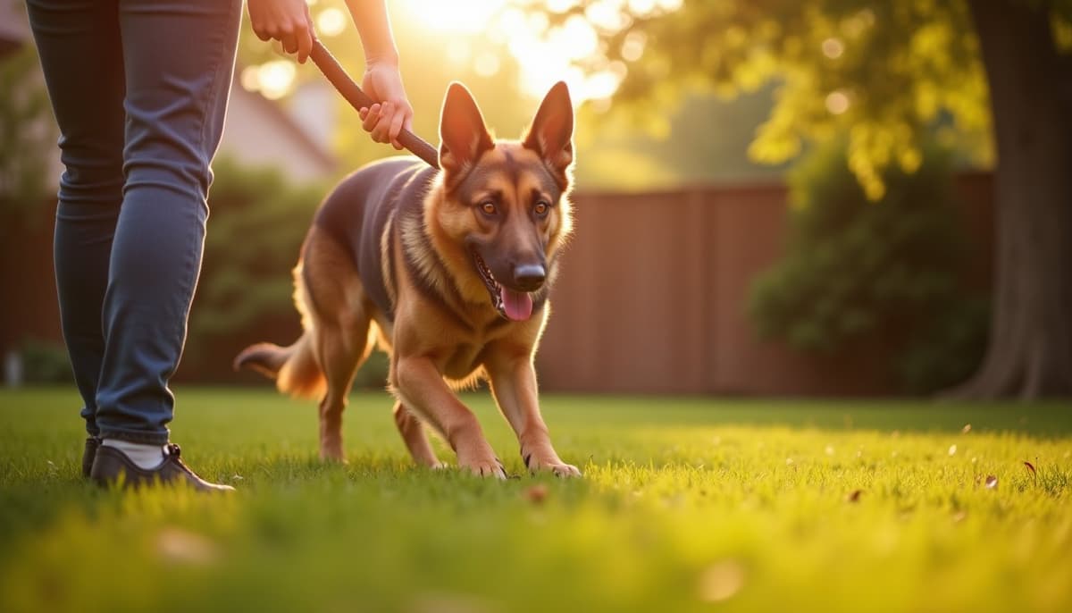 A dog on a walk — Dog Hydrotherapy in Peoria, IL