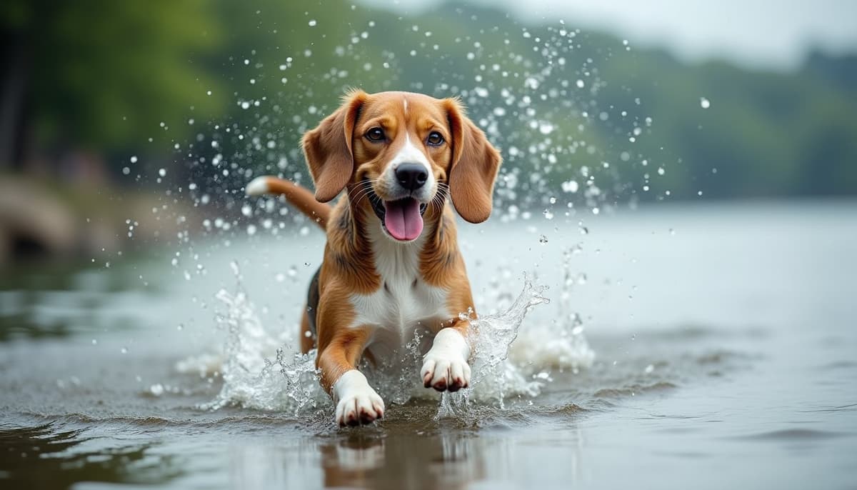 A dog on a walk — Dog Hydrotherapy in Philadelphia, PA
