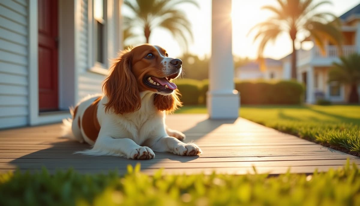 A dog on a walk — Dog Hydrotherapy in Pompano Beach, FL