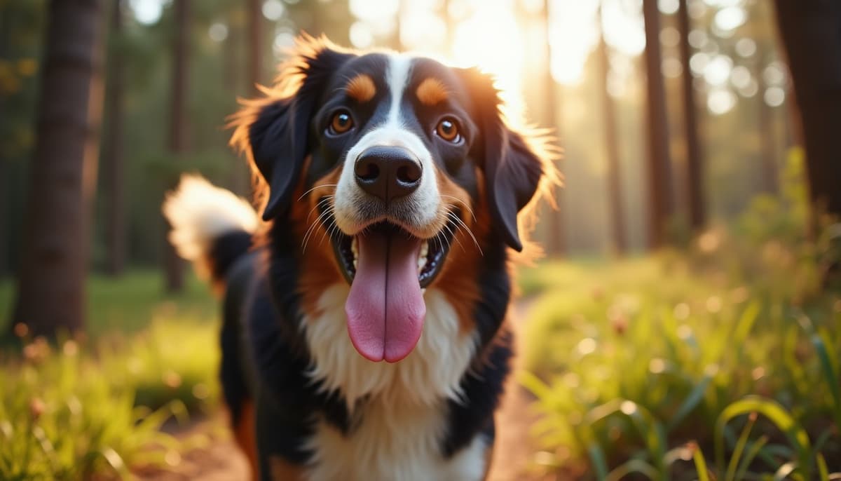 A dog on a walk — Dog Hydrotherapy in Riverside, CA