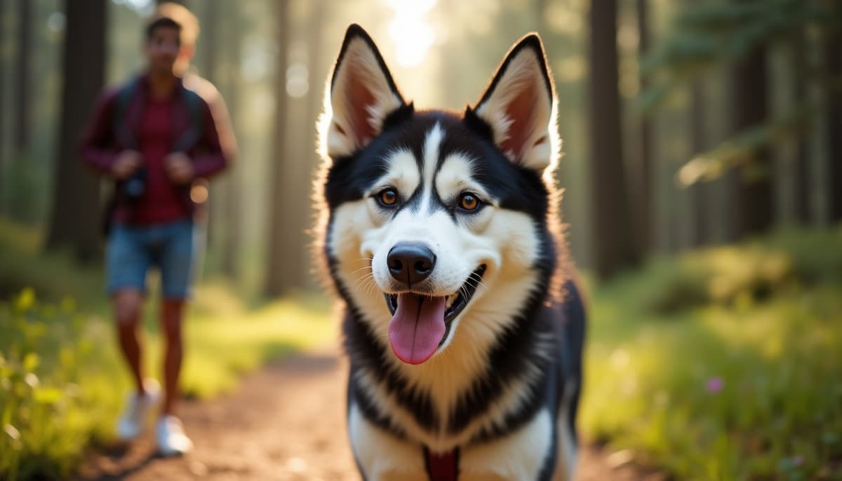 A dog on a walk — Dog Hydrotherapy in San Francisco, CA
