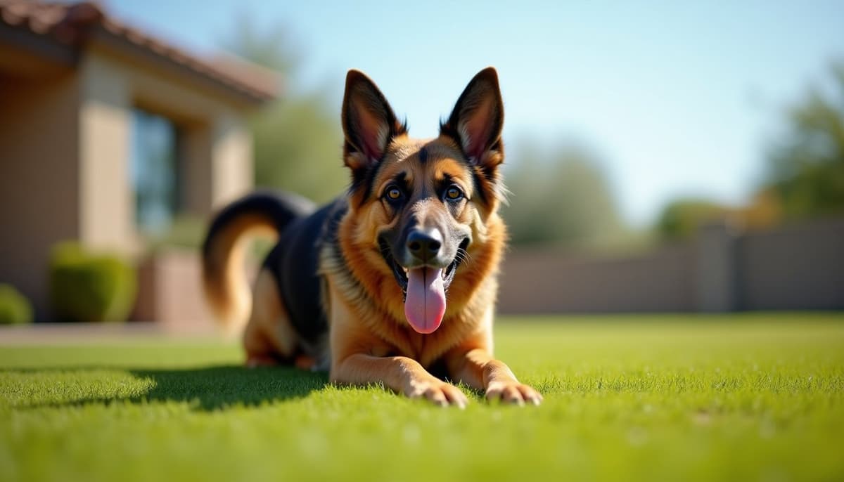 A dog on a walk — Dog Hydrotherapy in Scottsdale AZ