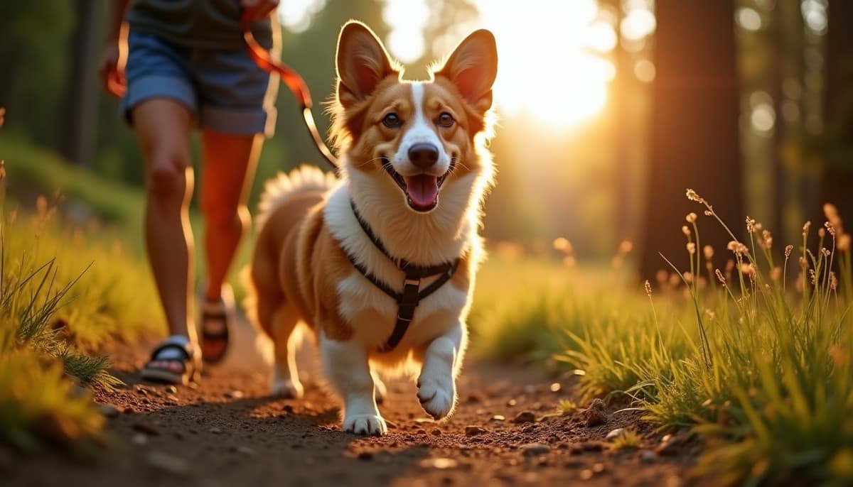 A dog on a walk — Dog Hydrotherapy in Spokane, WA