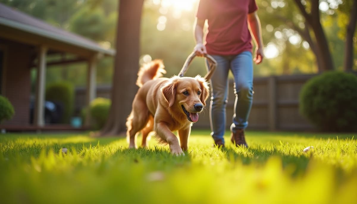A dog on a walk — Dog Hydrotherapy in Tallahassee FL
