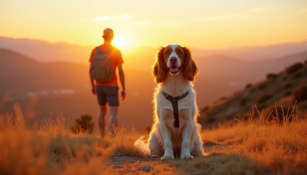 A dog on a walk — Dog Hydrotherapy in Victorville, CA