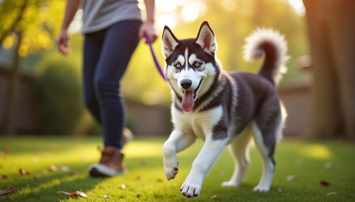 A dog on a walk — Dog Hydrotherapy in Wichita, KS