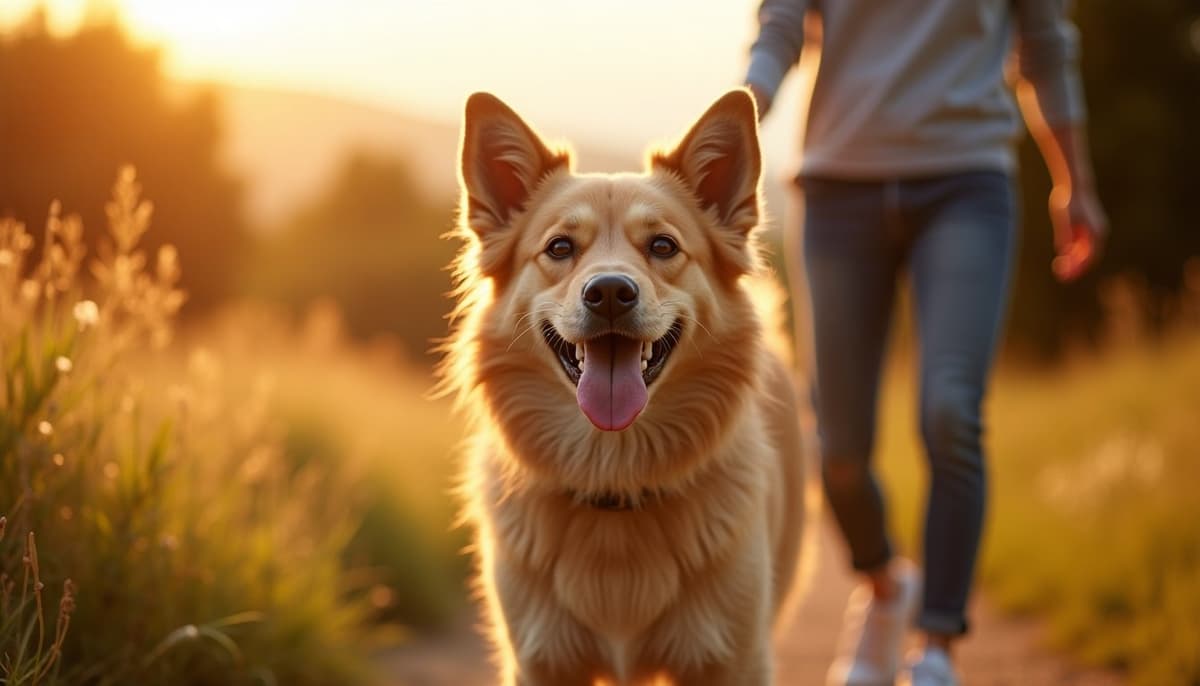 A dog on a walk — What are the options for dog joint care in Alabama