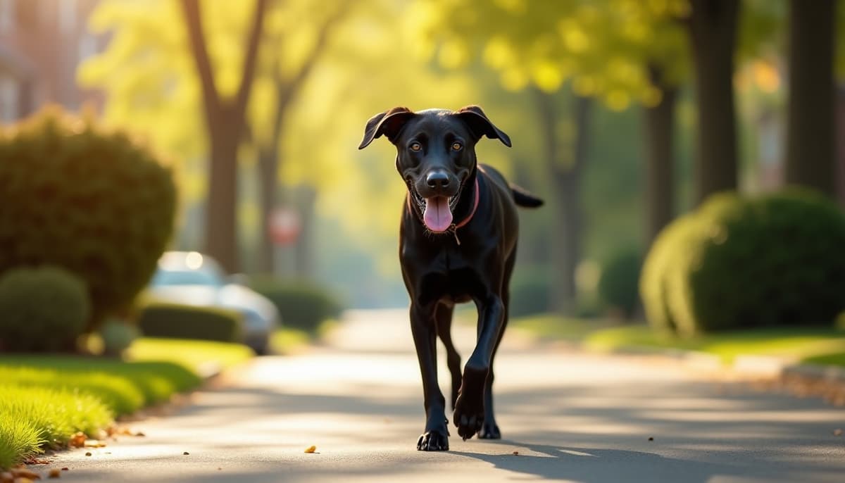 A dog on a walk — Dog Joint Care Arizona