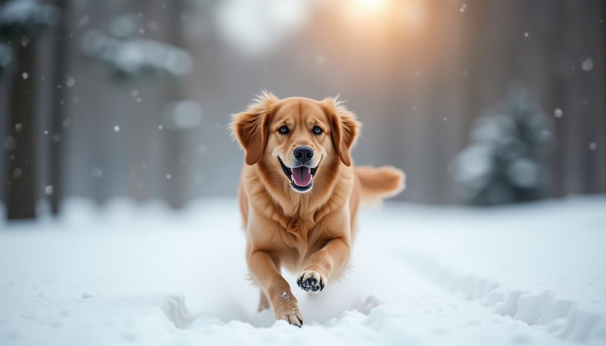 A dog on a walk — What are the options for dog joint care in Arkansas