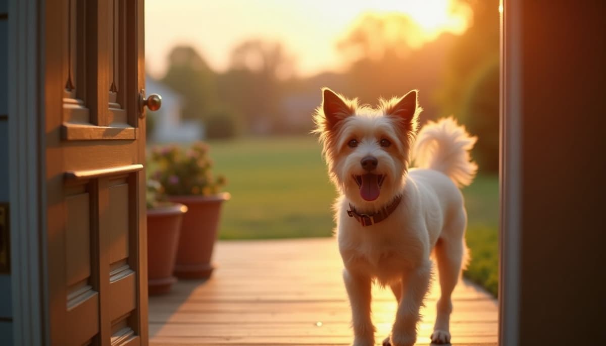 A dog on a walk — Dog Joint Care in Delaware