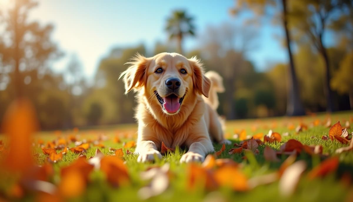 A dog on a walk — Dog Joint Care in Florida