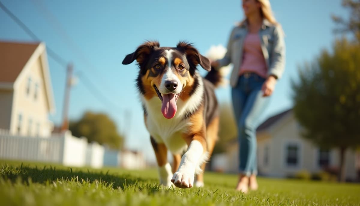 A dog on a walk — What Are the Options for Dog Joint Care in Hawaii