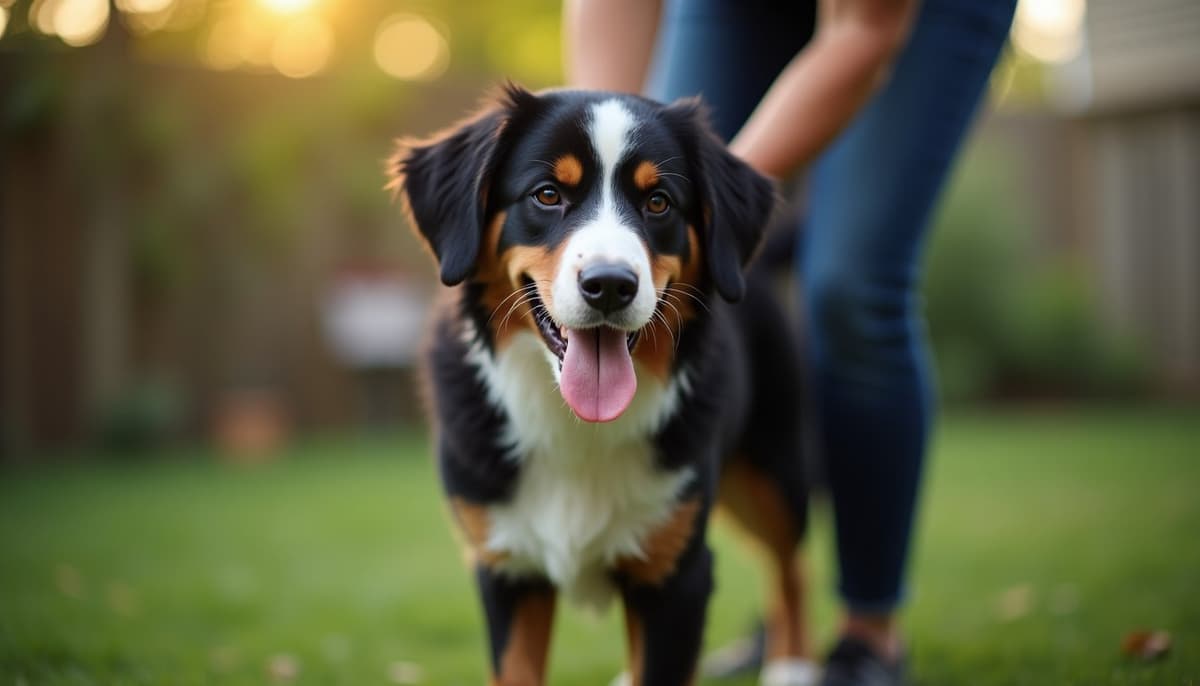 A dog on a walk — Dog Joint Care Illinois