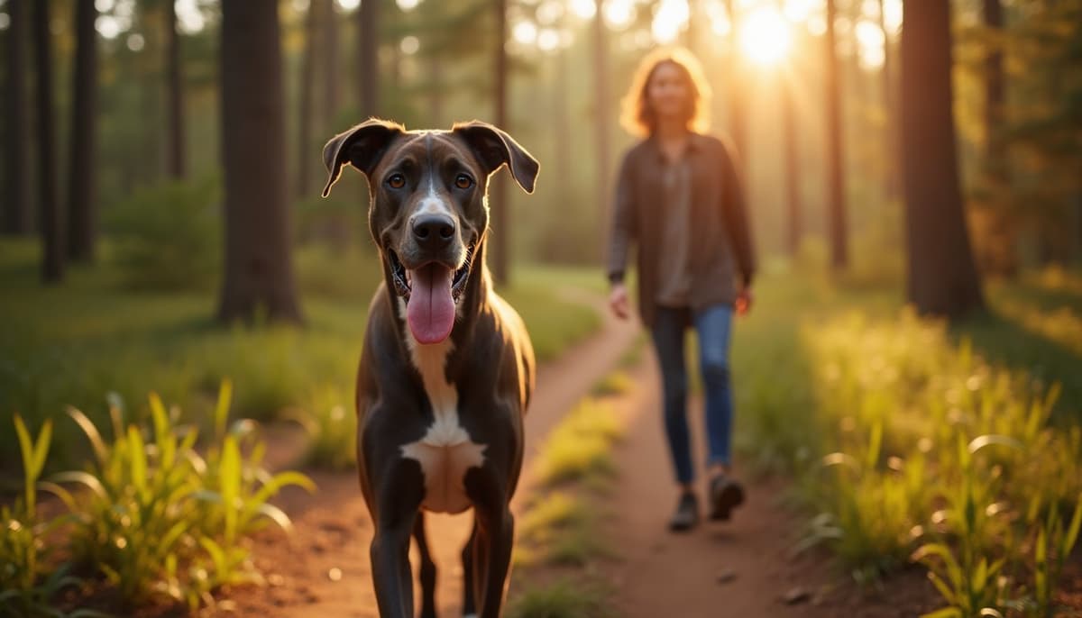 A dog on a walk — Dog Joint Care Missouri