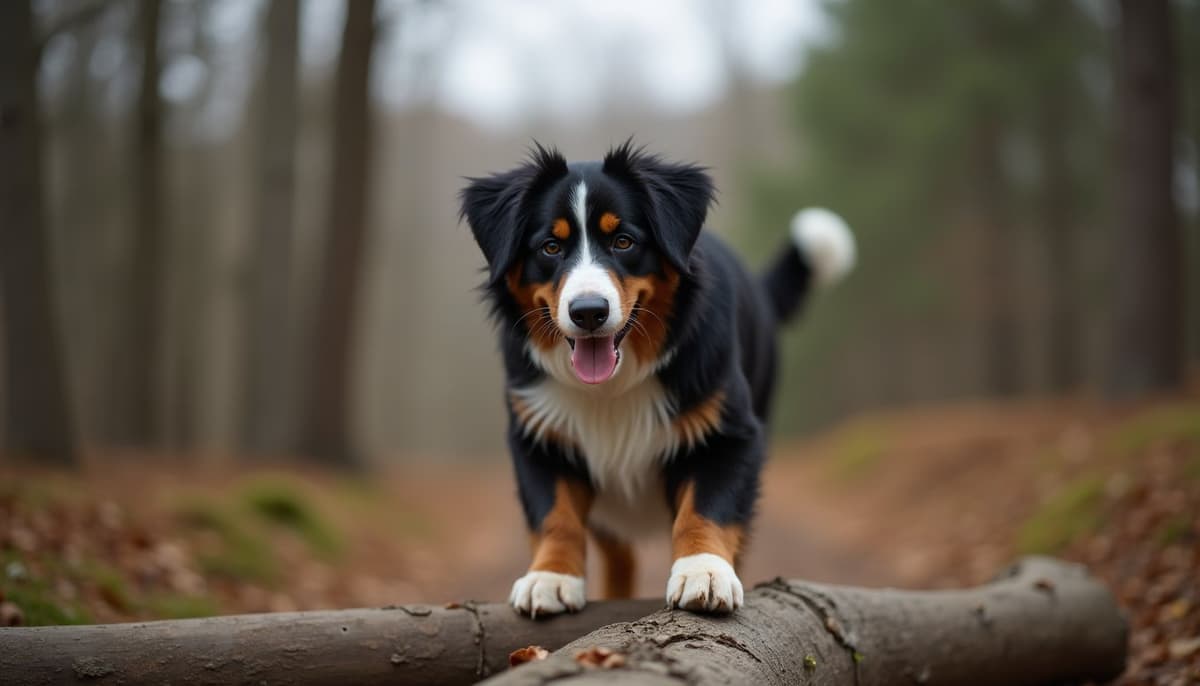 A dog on a walk — What Are the Options for Dog Joint Care in North Dakota