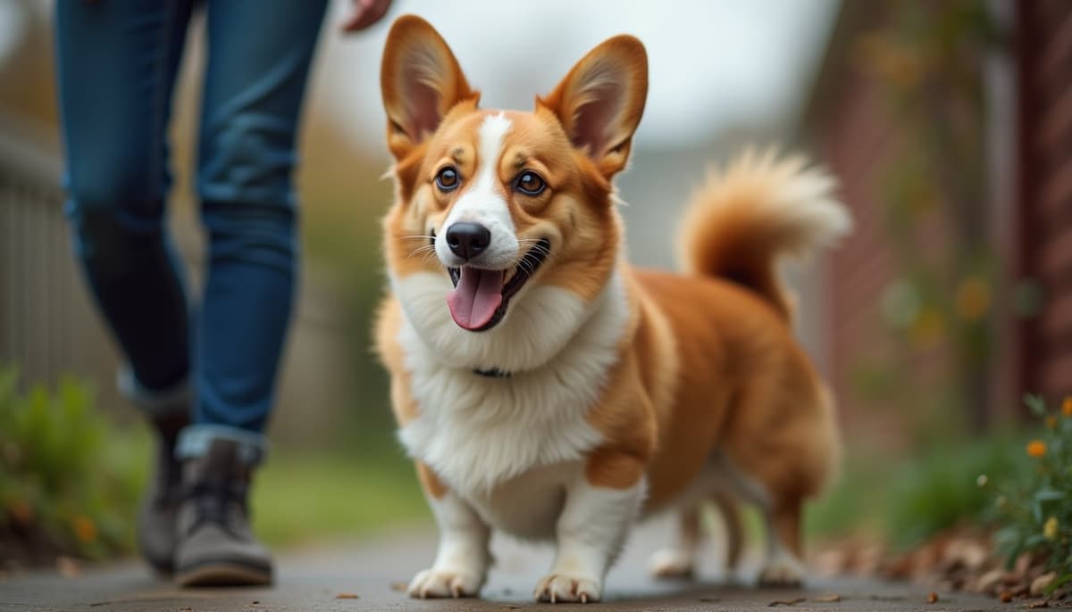A dog on a walk — What are the options for dog joint care in West Virginia