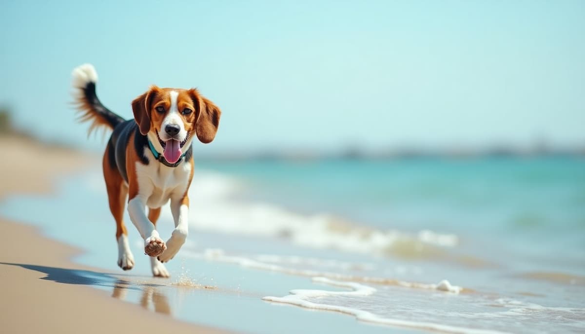 A dog on a walk — Dog Joint Pain in Amarillo, TX